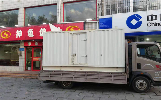临汾出租发电机施工案例